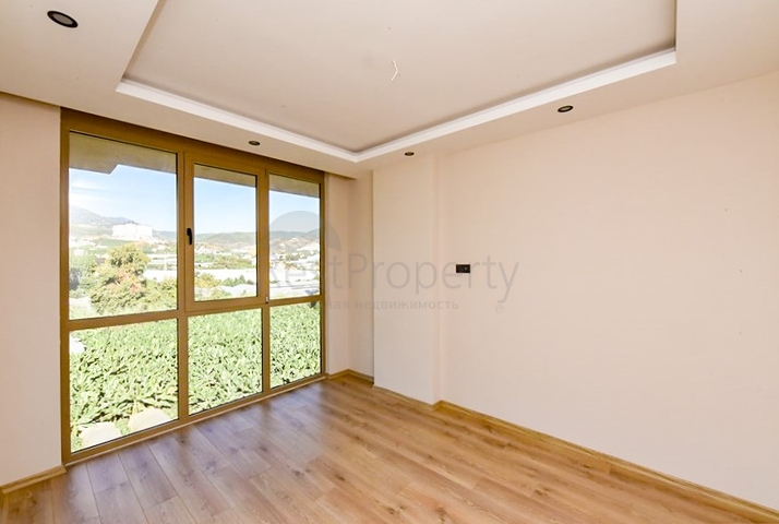 Пентхаус 3 + 1 з відкритим видом на гори в районі Каргиджак