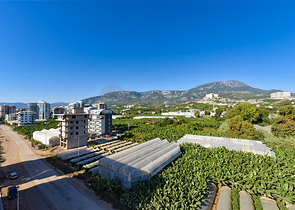 Пентхаус 3 + 1 з відкритим видом на гори в районі Каргиджак