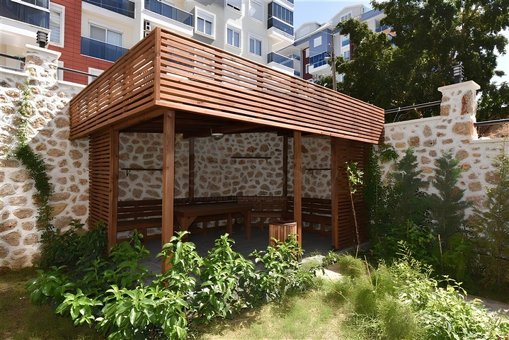 Садовий дуплекс плануванням 2+1 в районі Тосмур