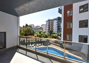 Садовий дуплекс плануванням 2+1 в районі Тосмур