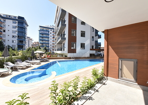 Садовий дуплекс плануванням 2+1 в районі Тосмур