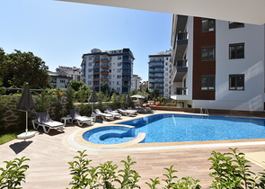 Садовий дуплекс плануванням 2+1 в районі Тосмур