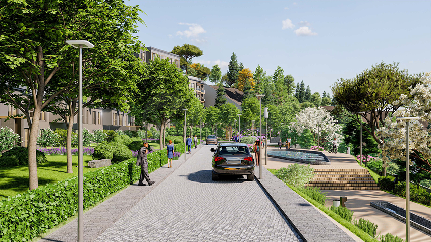 Масштабний житловий комплекс в центрі району Пендік