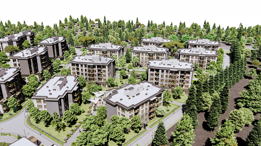 Масштабний житловий комплекс в центрі району Пендік