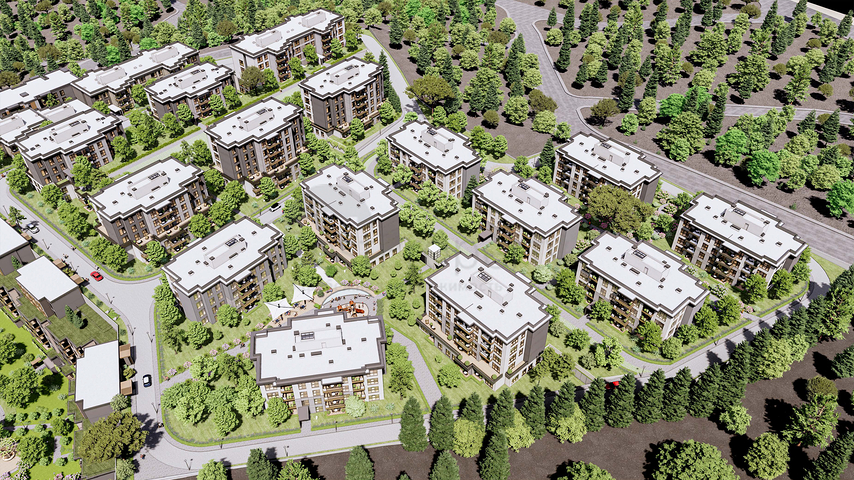 Масштабний житловий комплекс в центрі району Пендік