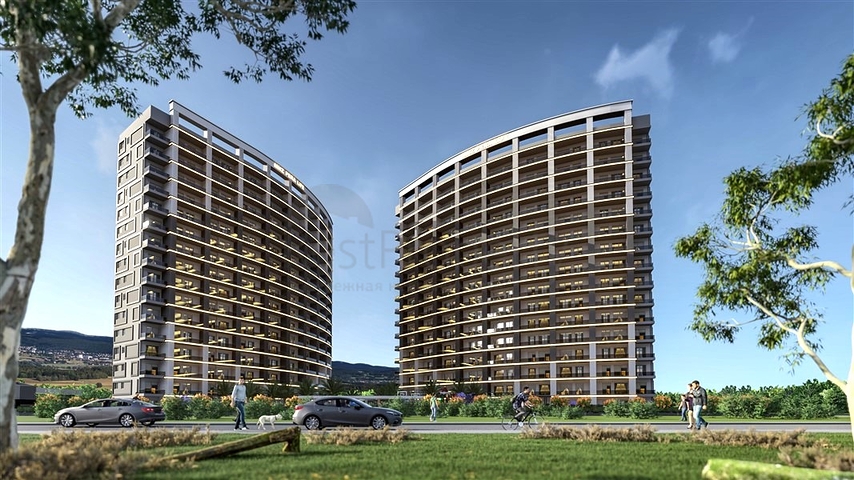 Квартири з готельною інфраструктурою в районі Ердемлі