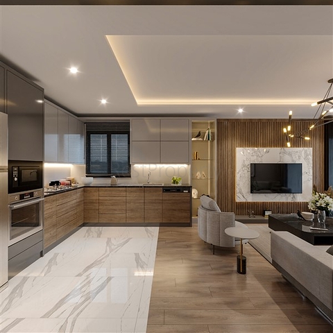 Квартири з готельною інфраструктурою в районі Ердемлі