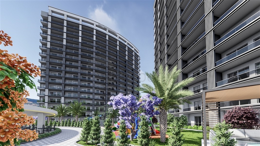 Квартири з готельною інфраструктурою в районі Ердемлі