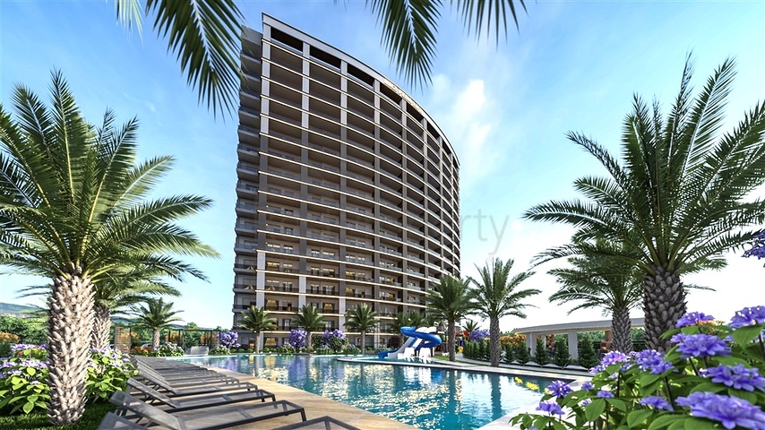 Квартири з готельною інфраструктурою в районі Ердемлі