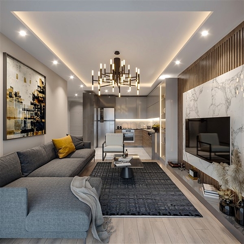 Квартири з готельною інфраструктурою в районі Ердемлі