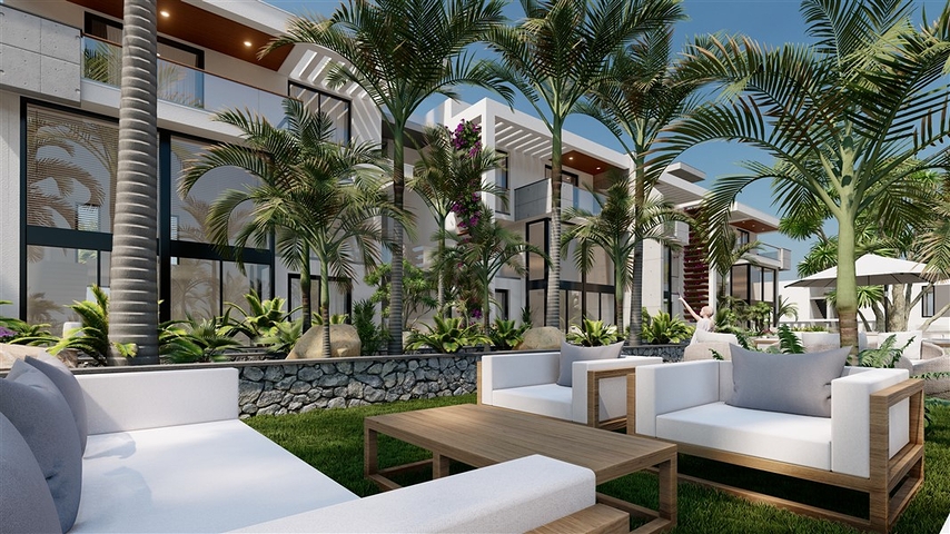 Пентхаус в 250 м до Середземного моря в мальовничому районі Есентепе 