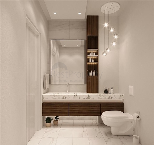 Пентхаус в 250 м до Середземного моря в мальовничому районі Есентепе 