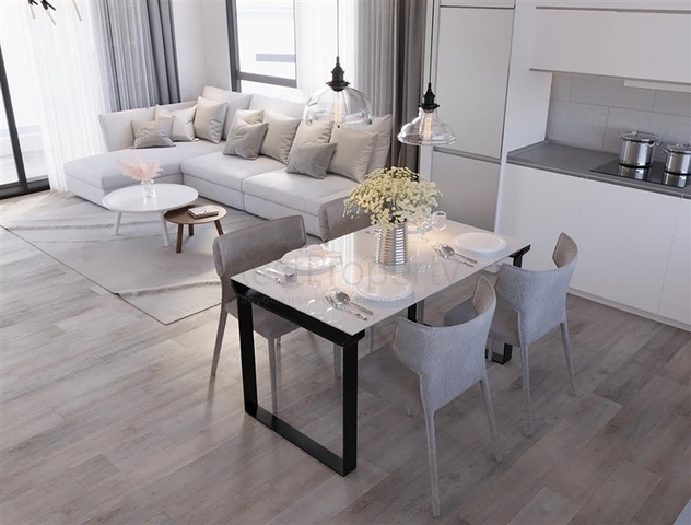 Пентхаус в 250 м до Середземного моря в мальовничому районі Есентепе 