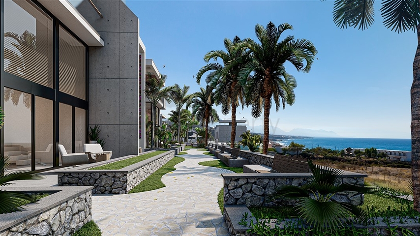 Пентхаус в 250 м до Середземного моря в мальовничому районі Есентепе 