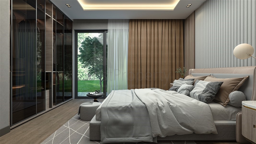 Споруджувані вілли з особистим басейном в районі Томюк-Ердемлі