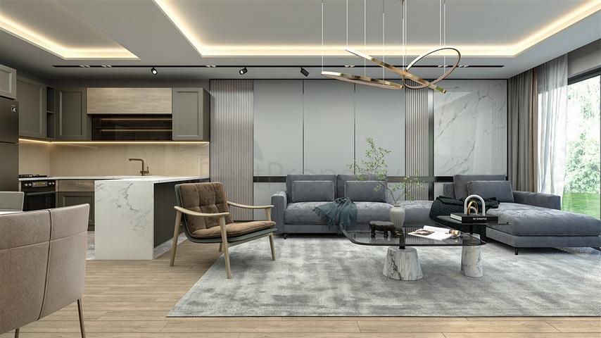 Споруджувані вілли з особистим басейном в районі Томюк-Ердемлі