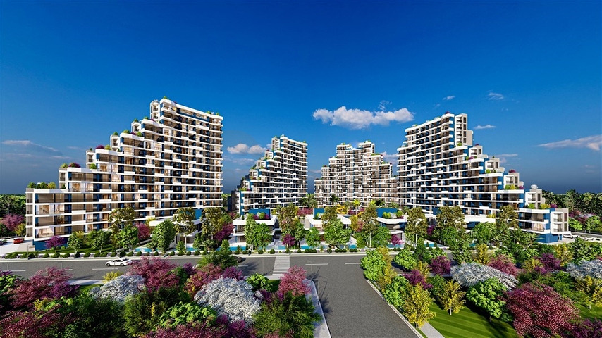 Споруджувані вілли з особистим басейном в районі Томюк-Ердемлі