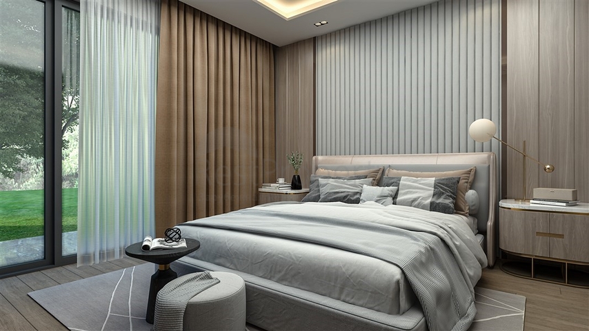 Споруджувані вілли з особистим басейном в районі Томюк-Ердемлі