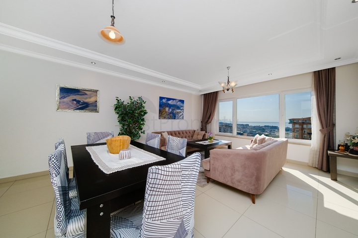 Пентхаус 4 + 1 з видом на море в Джікджіллі