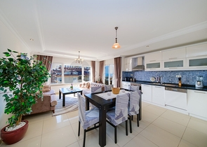 Пентхаус 4 + 1 з видом на море в Джікджіллі