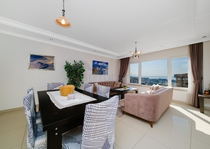 Пентхаус 4 + 1 з видом на море в Джікджіллі