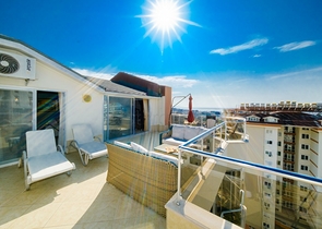 Пентхаус 4 + 1 з видом на море в Джікджіллі