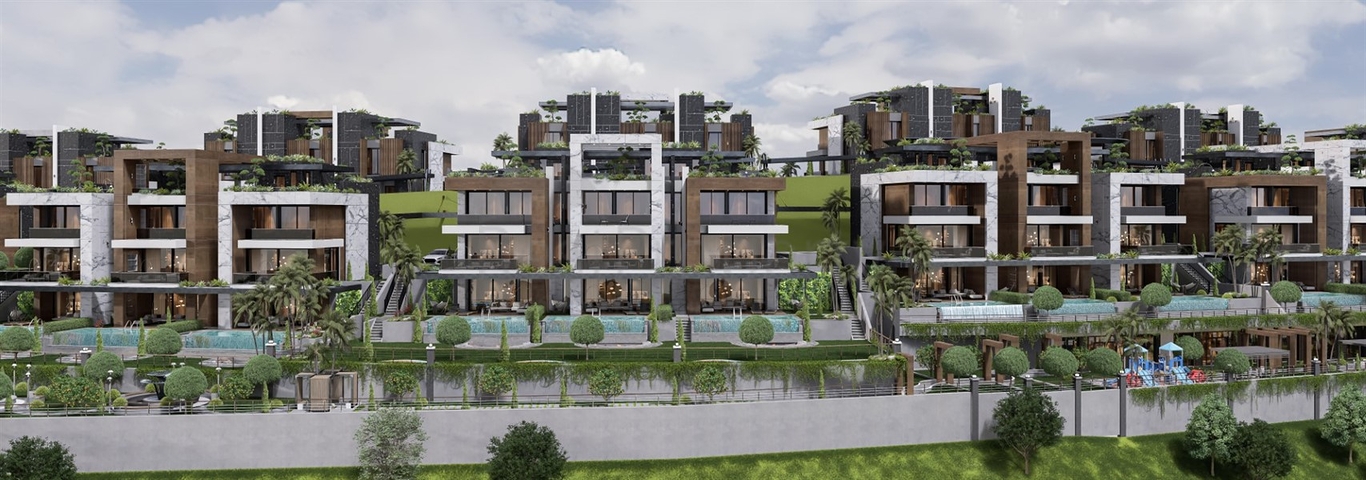 Новий масштабний проект Вілл в районі Каргыджак Новий масштабний проект Вілл в районі Каргыджак