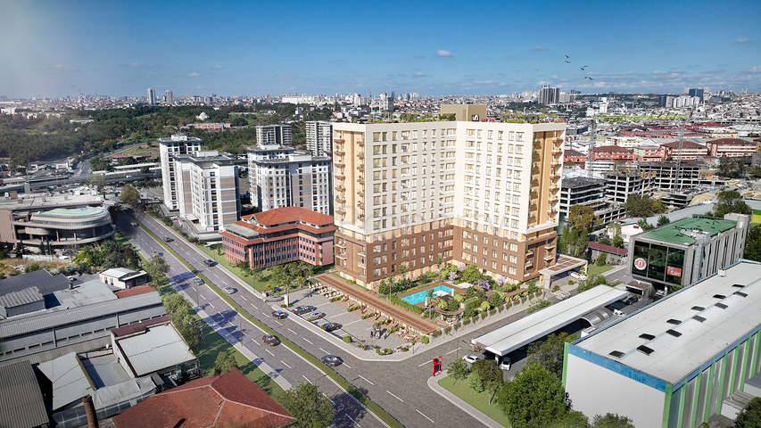 Проект розташований з розвиненим транспортним сполученням в межах історичних міських стін