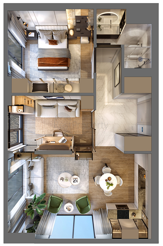 Проект розташований з розвиненим транспортним сполученням в межах історичних міських стін