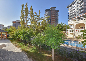 Квартира 1 + 1 в затишному комплексі в районі Авсаллар