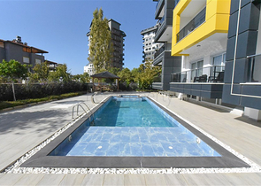 Квартира 1 + 1 в затишному комплексі в районі Авсаллар