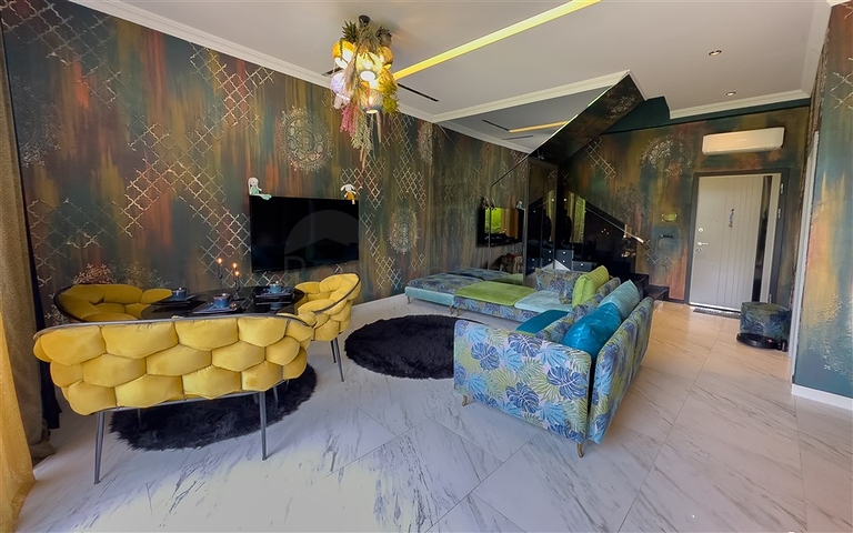 Садовий дуплекс 2 + 1 на першій береговій лінії в Каргиджаку