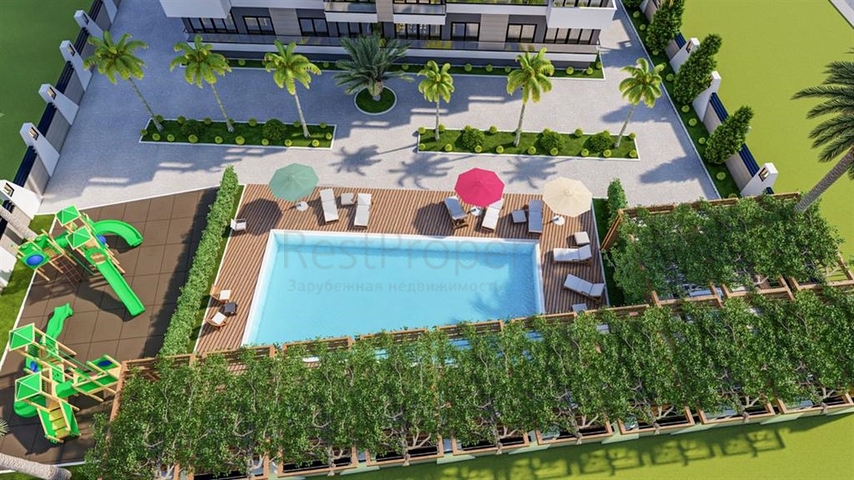 Готові квартири в новому житловому комплексі в районі Арпачбахшиш