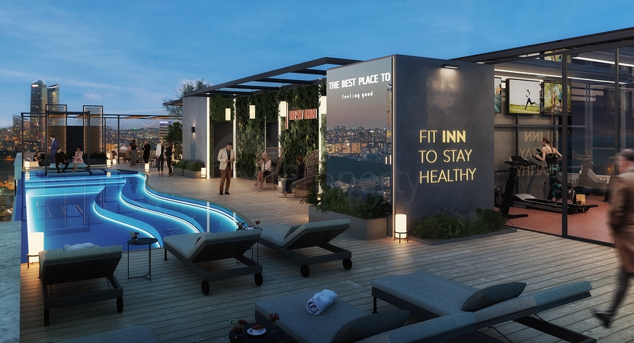 5-зіркове розміщення в новому розкішному житловому комплексі в районі Маслак