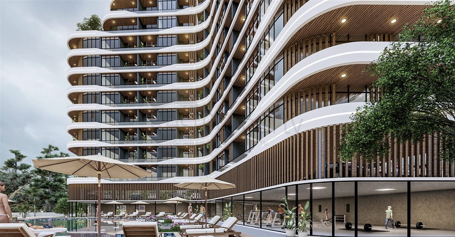 Розкішний проект на стадії будівництва в районі Аяш в 150 метрах від моря  