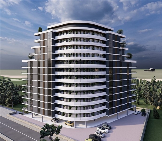 Розкішний проект на стадії будівництва в районі Аяш в 150 метрах від моря  