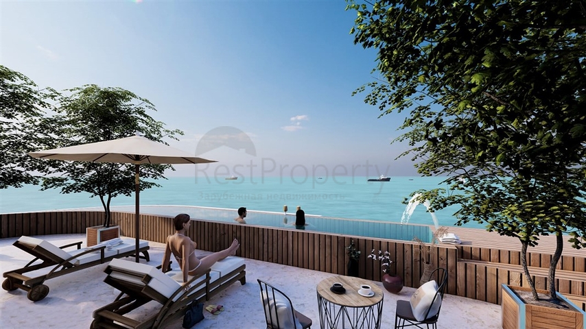 Розкішний проект на стадії будівництва в районі Аяш в 150 метрах від моря  