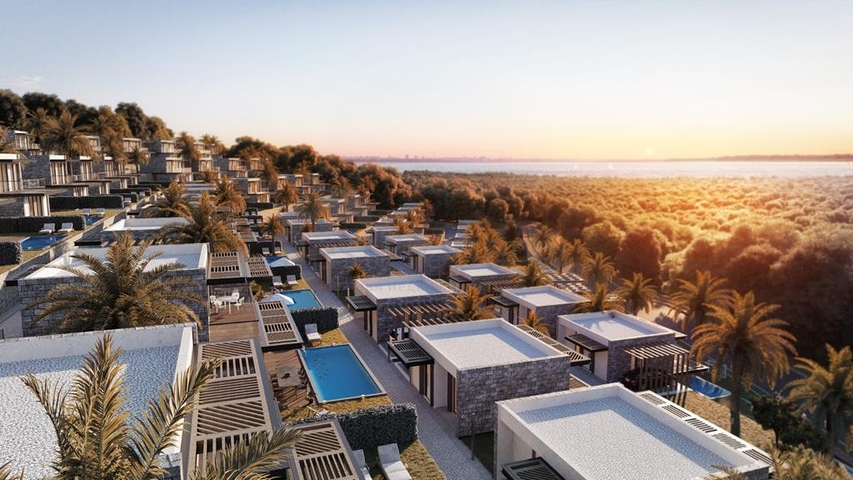 Комплекс вілл в сучасному дизайні в історичній частині, міста Бодрум.