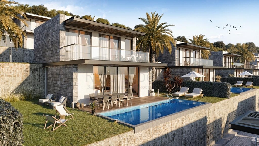 Комплекс вілл в сучасному дизайні в історичній частині, міста Бодрум.