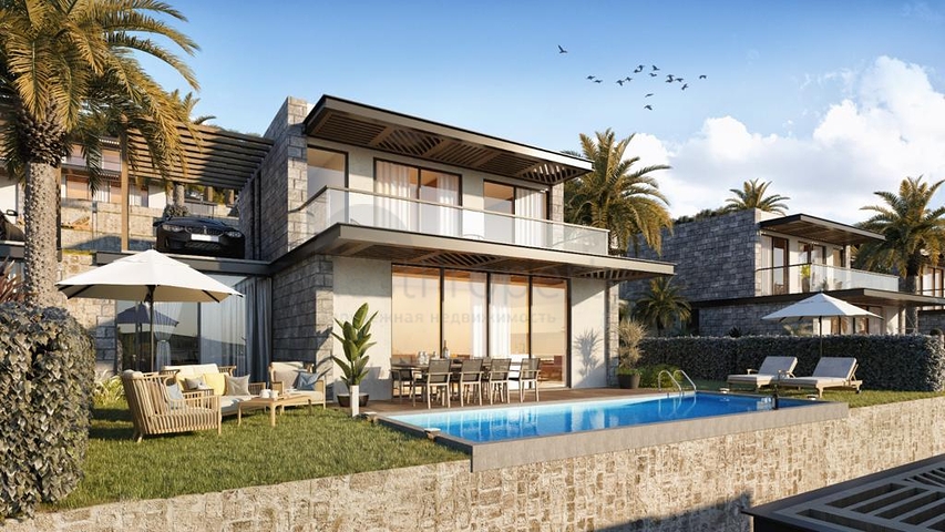 Комплекс вілл в сучасному дизайні в історичній частині, міста Бодрум.