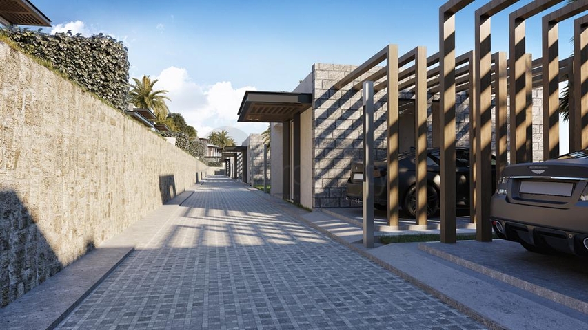 Комплекс вілл в сучасному дизайні в історичній частині, міста Бодрум.