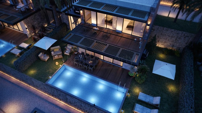 Комплекс вілл в сучасному дизайні в історичній частині, міста Бодрум.