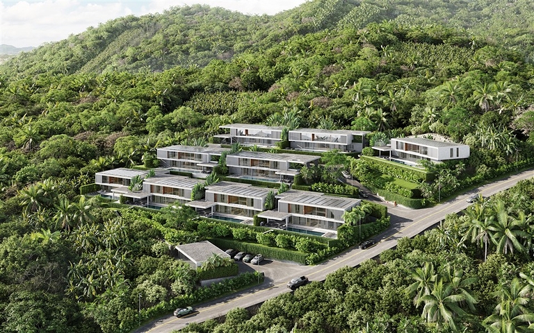 Комплекс вілл в райському місці 