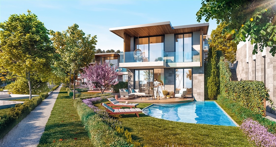 Масштабний проект в районі Єсентепе з панорамним видом на море 