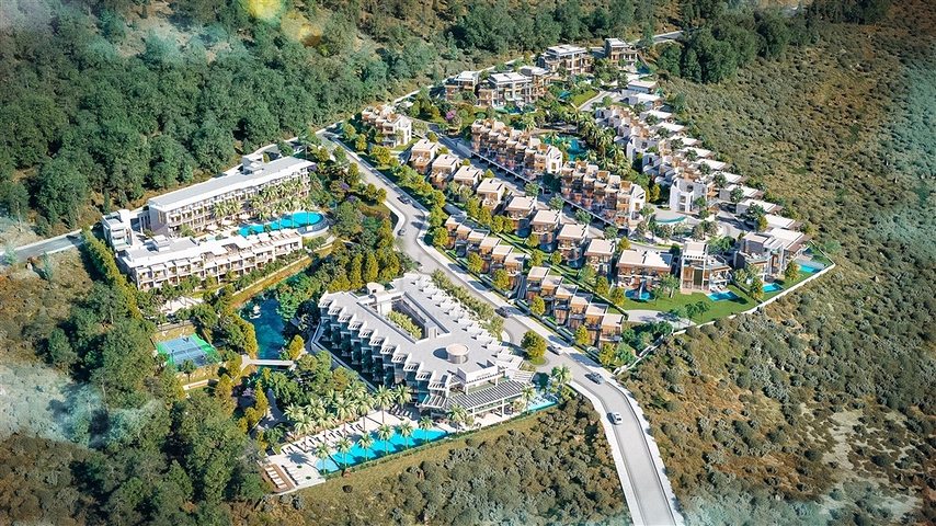 Масштабний проект в районі Єсентепе з панорамним видом на море 