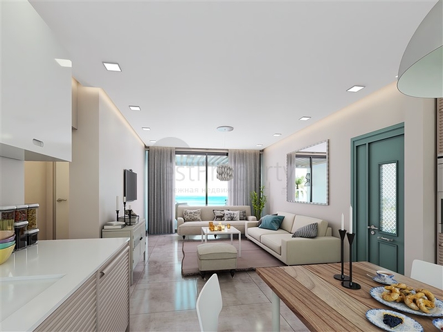 Апартаменти 2 + 1 зі своєю терасою в 100 метрах від моря