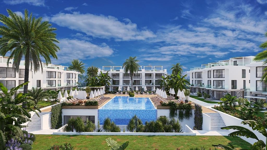 Квартира 1+1 в унікальному проекті на Північному Кіпрі