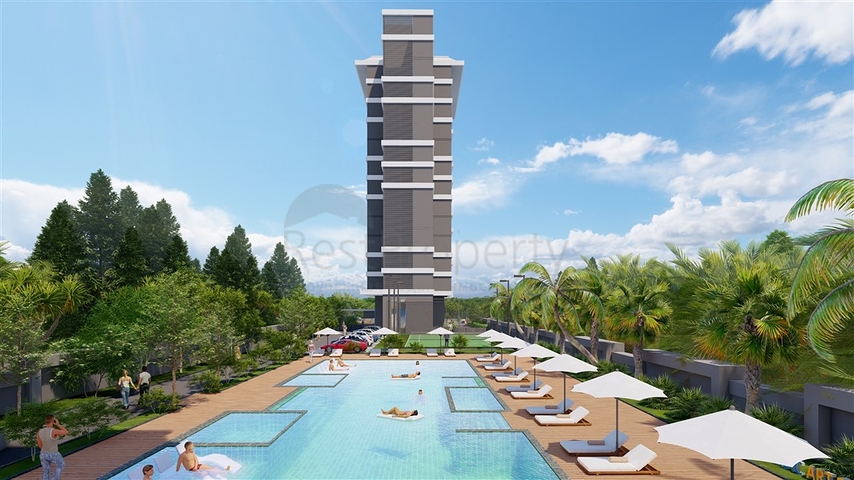 Новий проект преміум класу в районі Махмутлар Новий проект преміум класу в районі Махмутлар