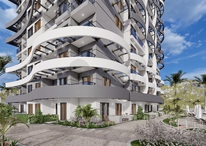  Квартира в споруджуваному проекті в районі Махмутлар