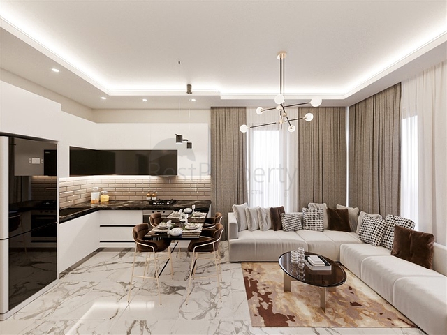 Квартира 1 + 1 в Авсалларі 